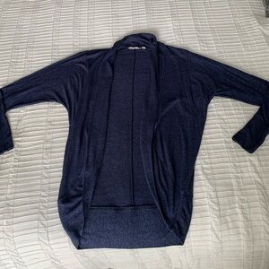Athleta Dark Navy Open Cardigan